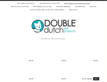 Tablet Screenshot of doubledutchpets.com
